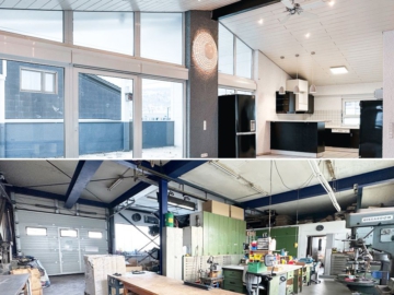 Gewerbehalle mit Büro oder Wohnung, 73650 Winterbach, Halle