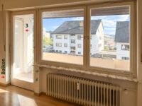 Blick zum Balkon