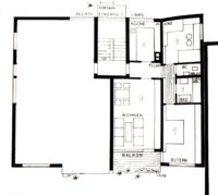 Grundriss der Wohnung