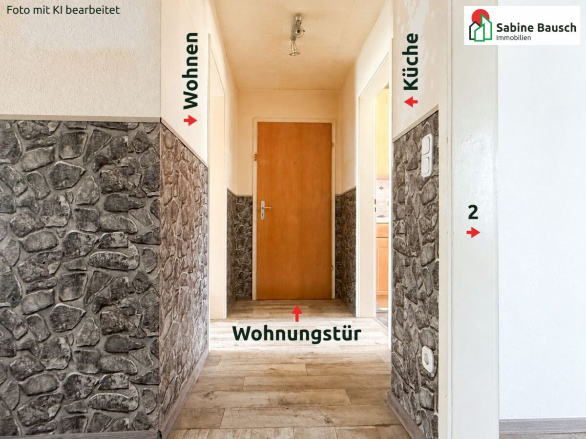 Blick Richtung Wohnungstür