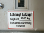 Tragkraft 1.000 kg - 341 m² Fläche mit Lastenaufzug