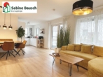 Teilansicht Wohn-/Esszimmer - 3,5 Zimmer mit Terrasse und Garten