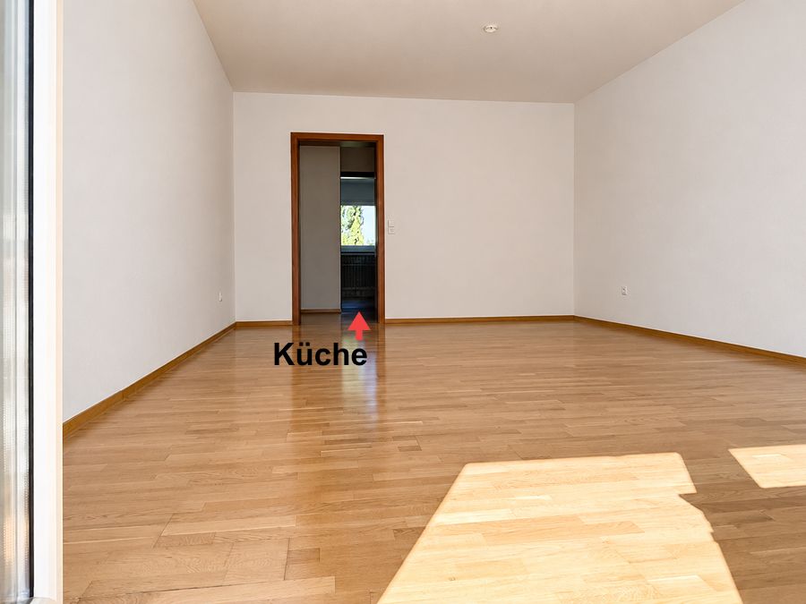 Blick in das Wohnzimmer