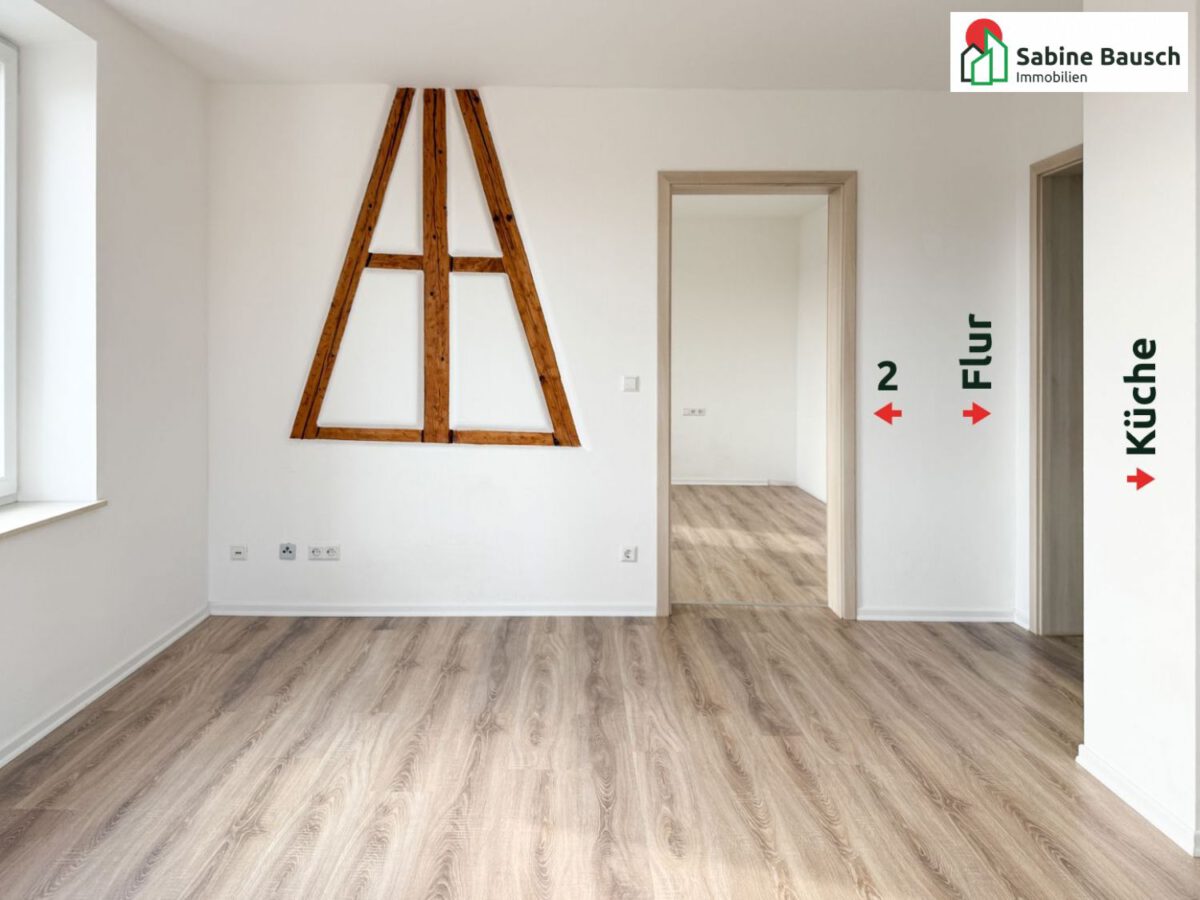 Blick Richtung Zimmer 2