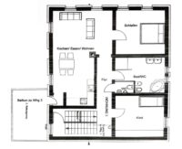 Grundriss der Wohnung