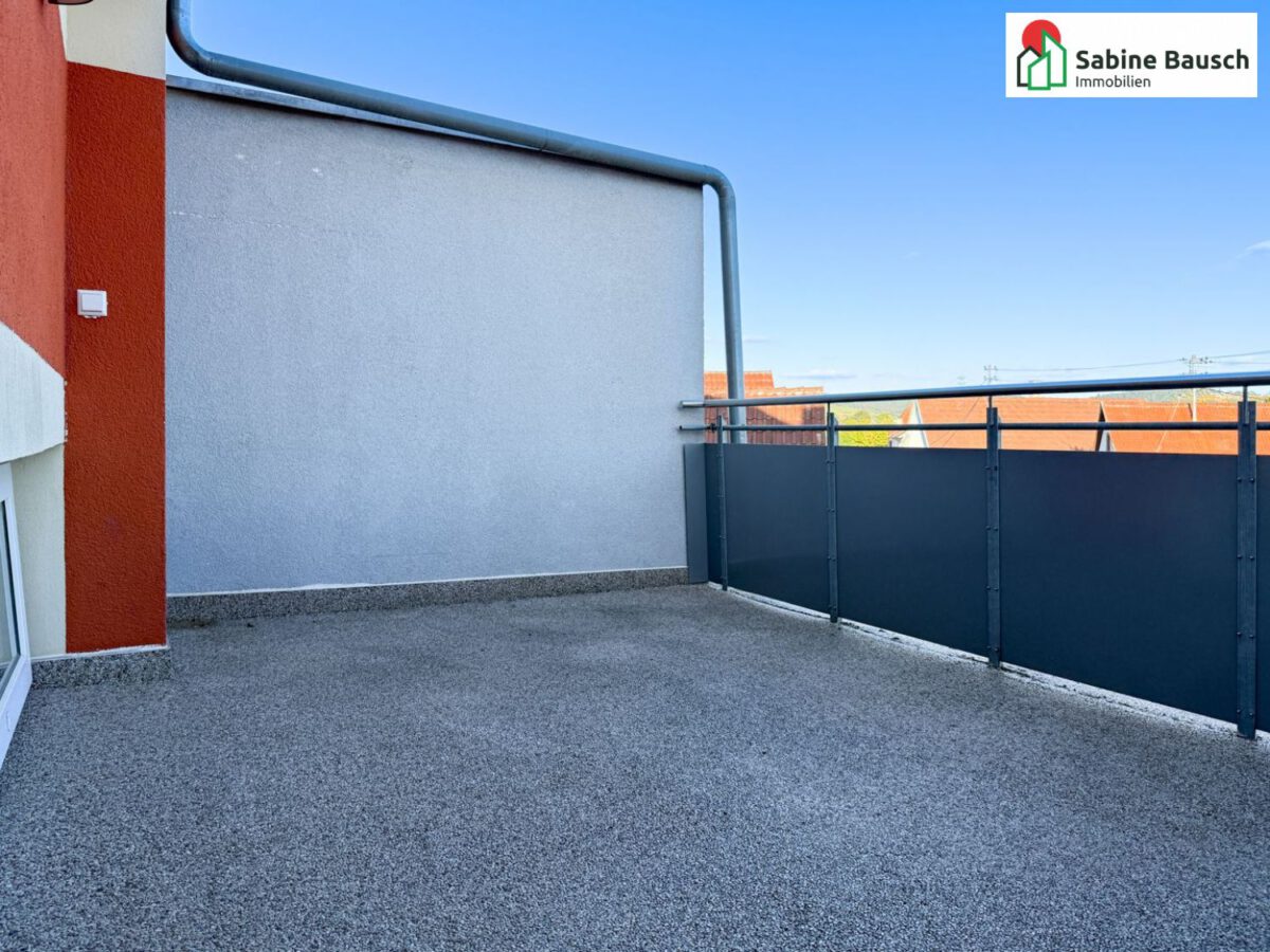 Blick auf die Dachterrasse