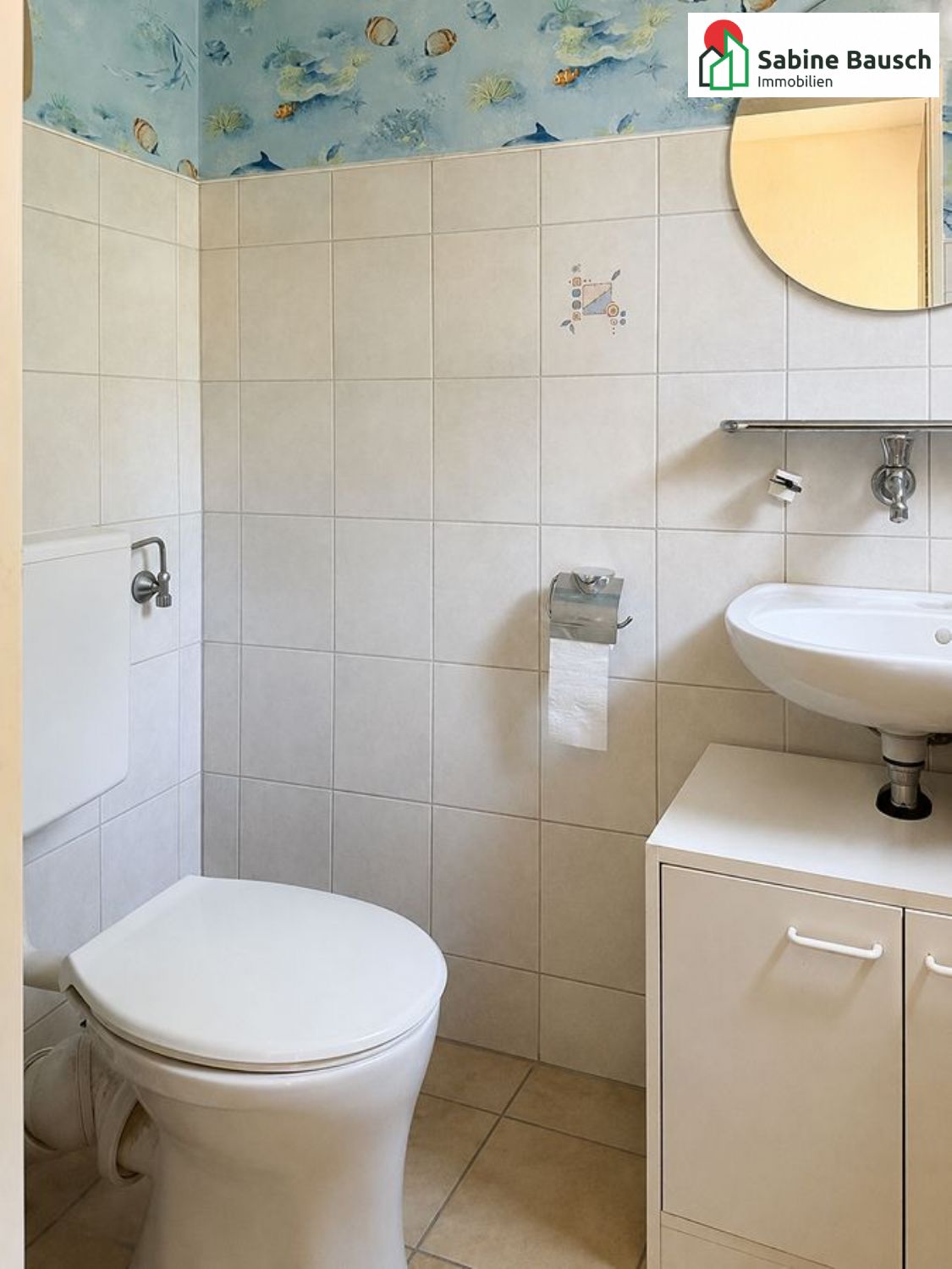 Blick in die Tageslicht-Toilette