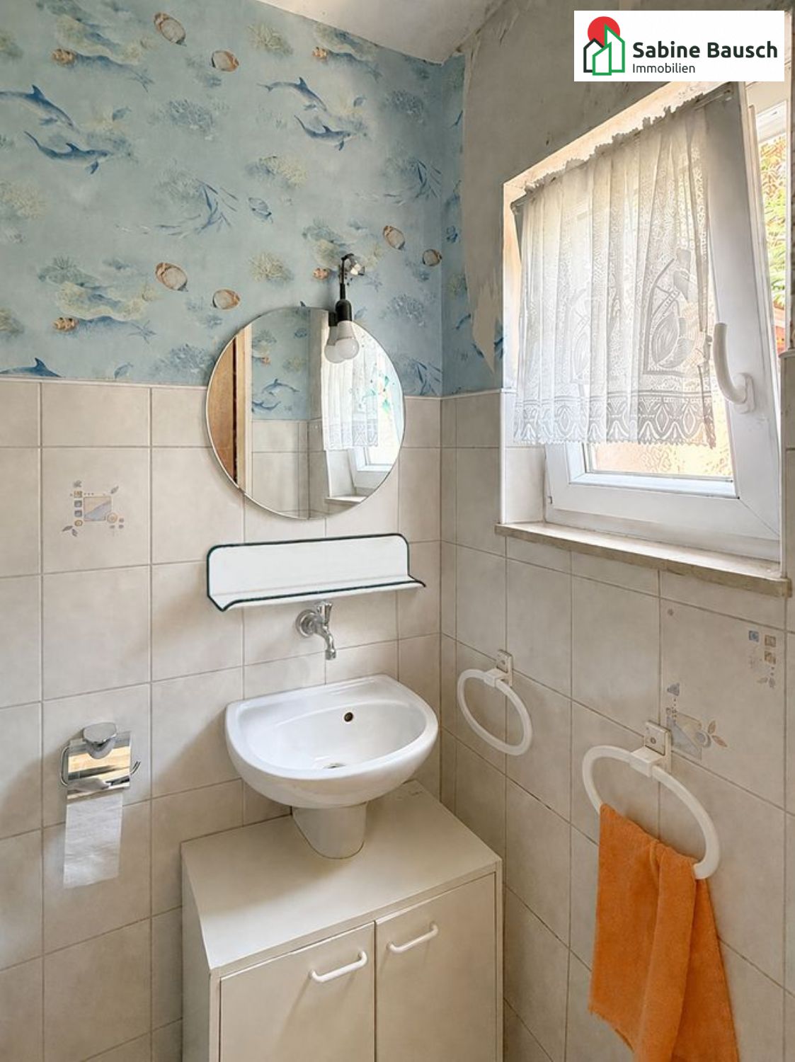 Teilansicht Tageslicht-Toilette
