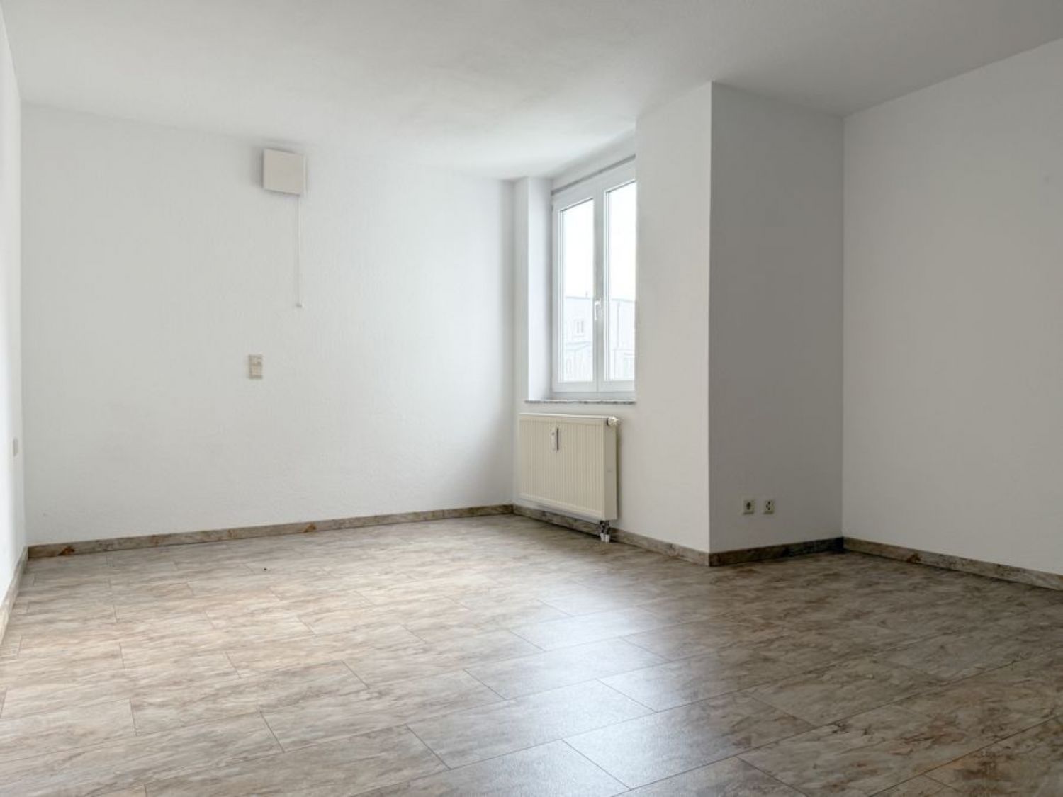 Blick in das Schlafzimmer