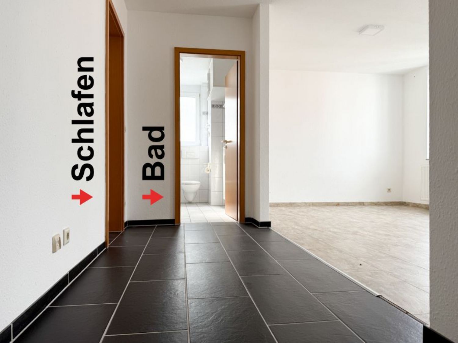 Teilansicht vom Wohn-Esszimmer