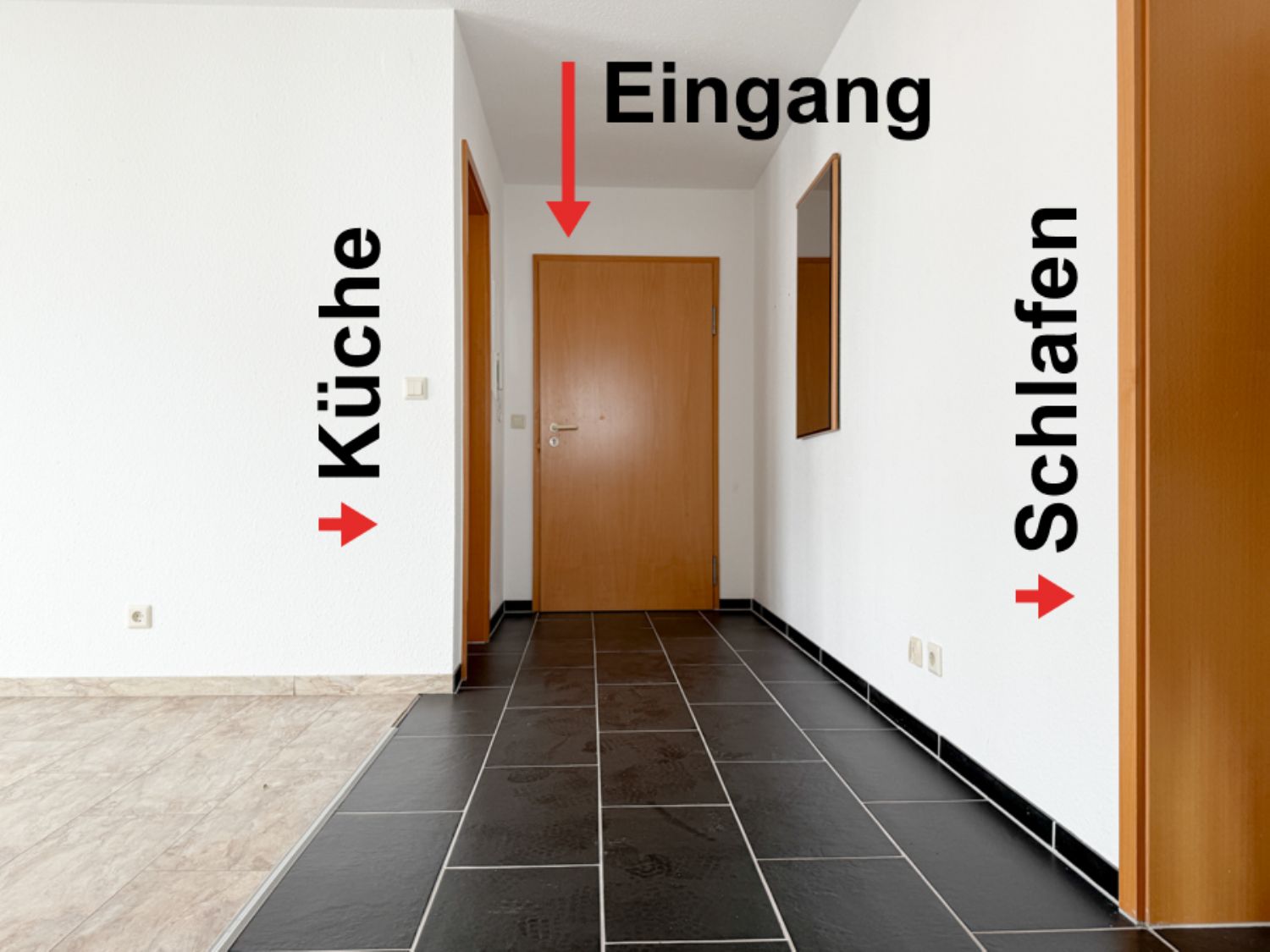 Blick Richtung Eingangsbereich