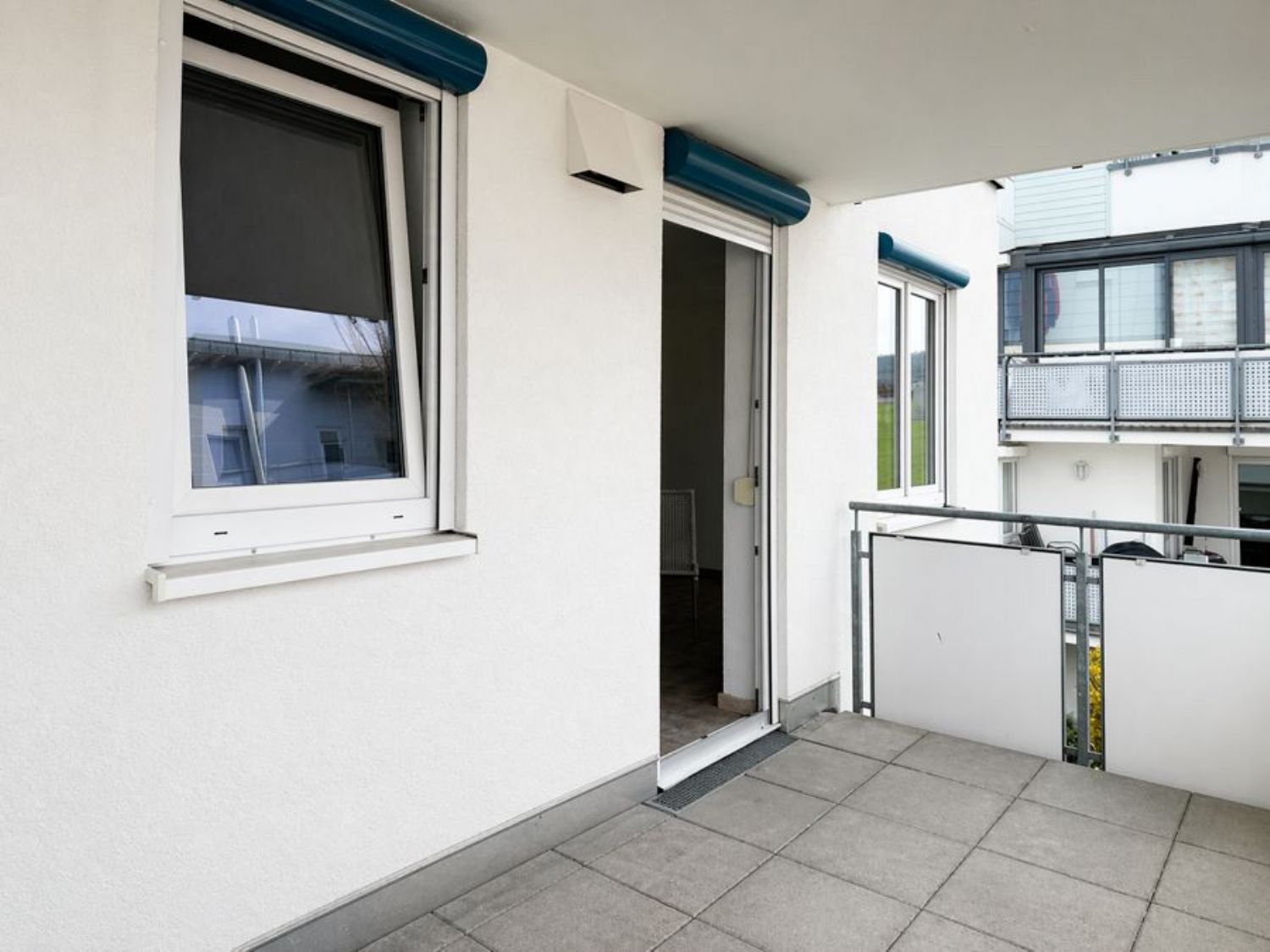 Teilansicht Balkon