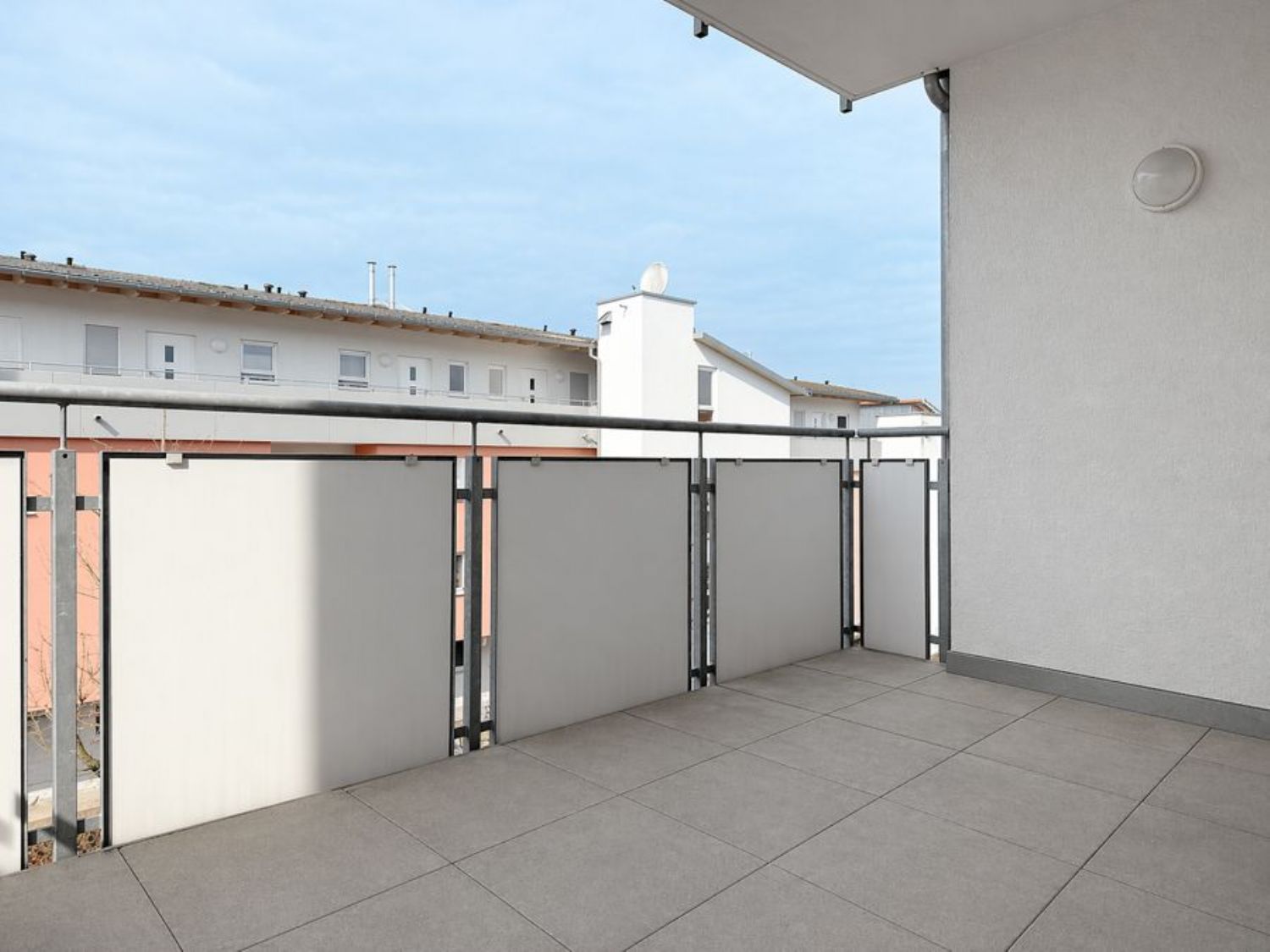 Blick auf den Balkon