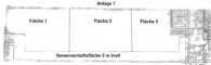 Grundriss-Skizze Fläche 2 - *130 m² Lagerfläche im Untergeschoss*