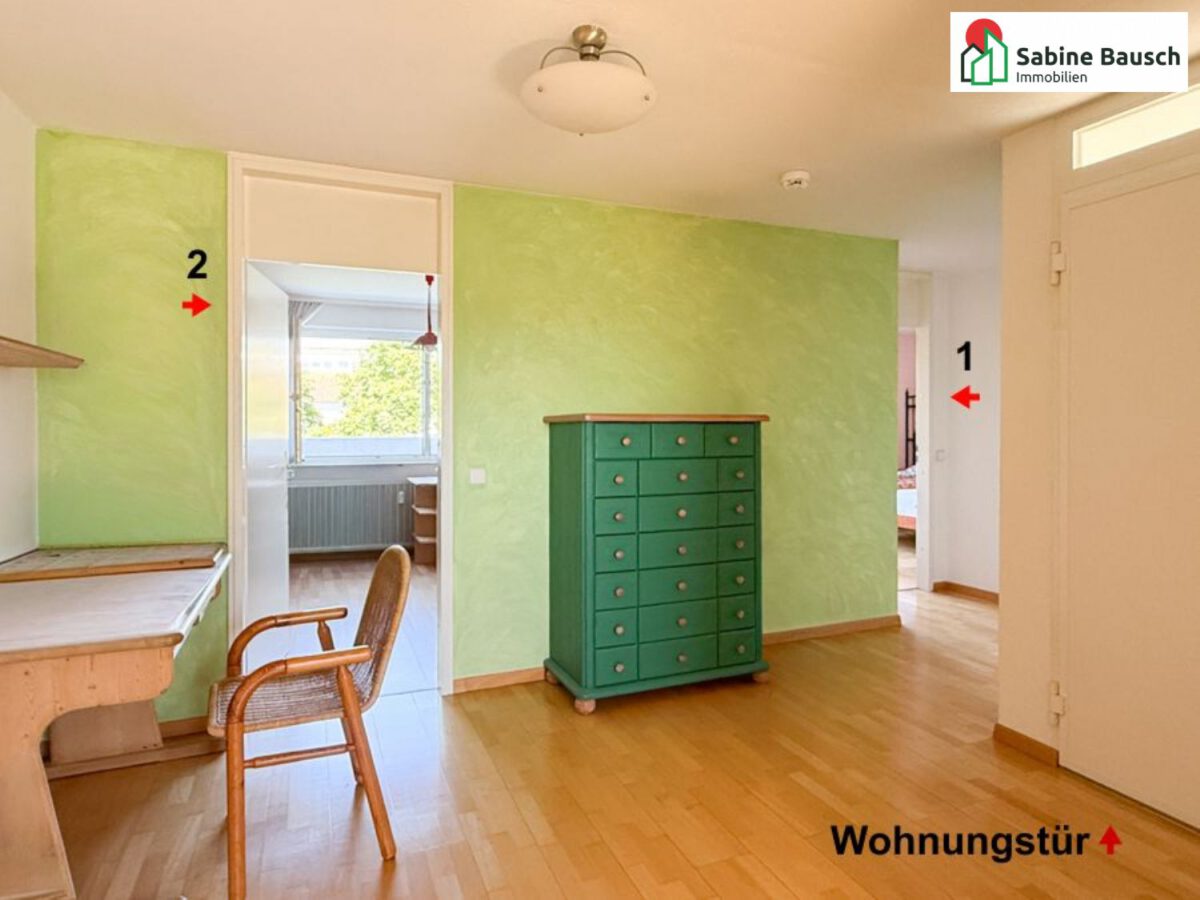 Blick Richtung Zimmer 2