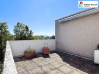 Blick auf den hinteren Teil der Dachterrasse