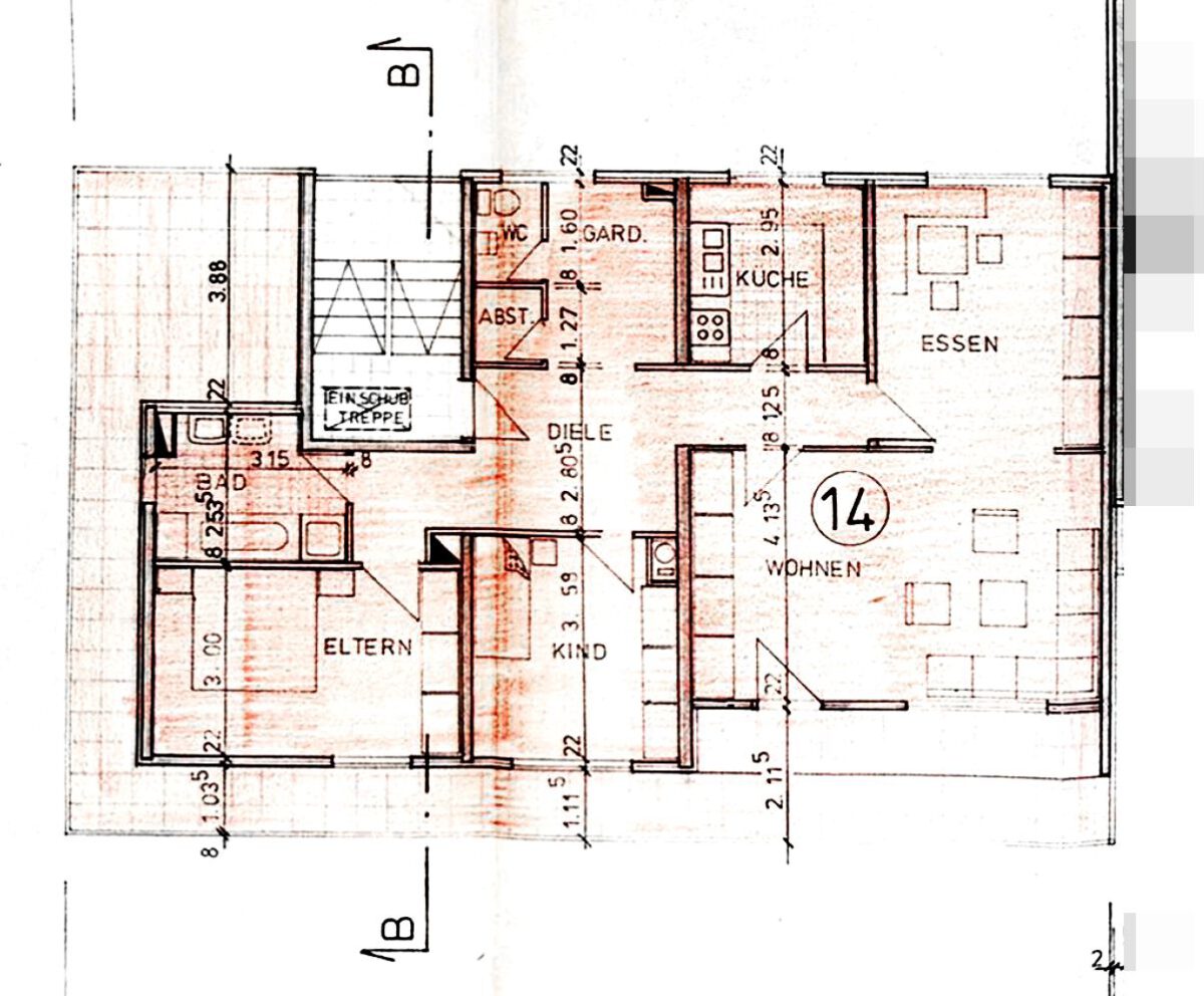 Grundriss Wohnung