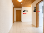 Blick Richtung Toilette - NEU – Ruhiges Wohnen in Unterkirneck