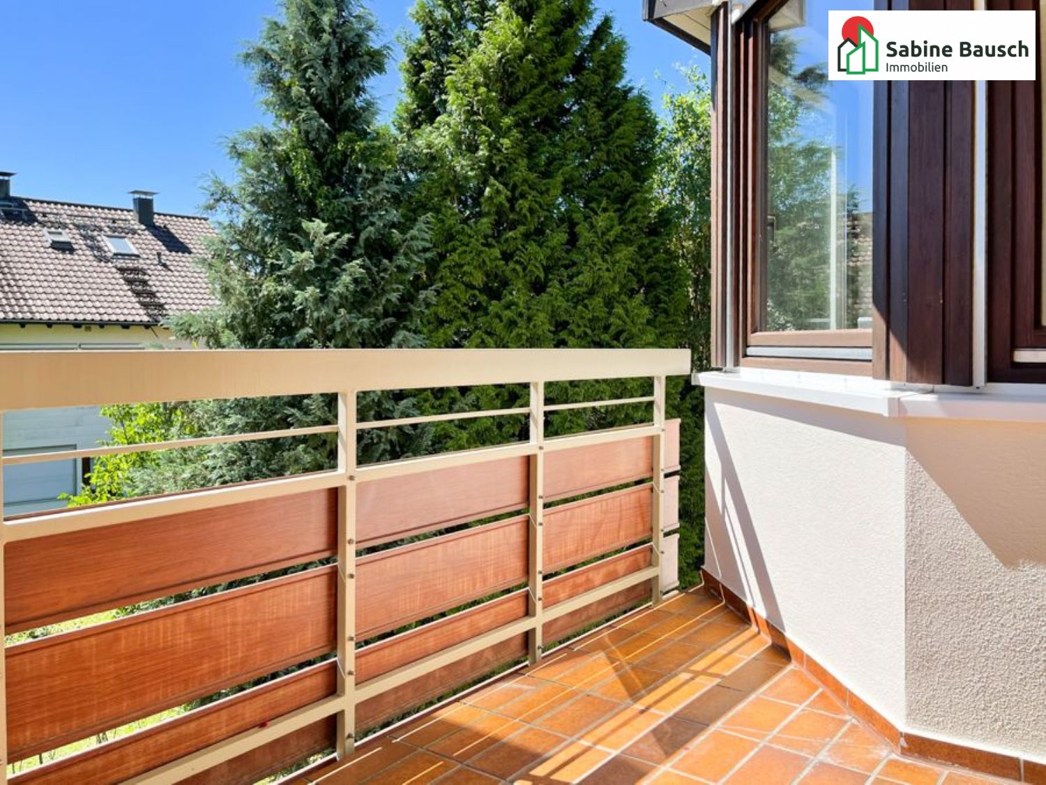 Teilansicht Balkon