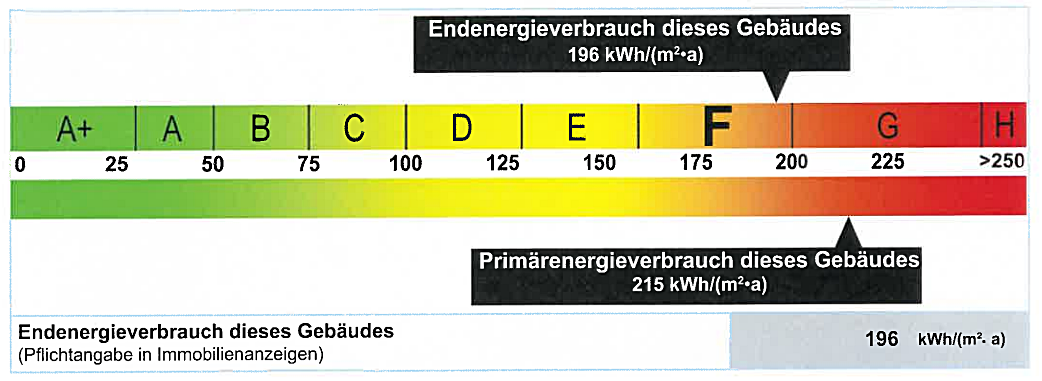 Auszug aus dem Energieausweis