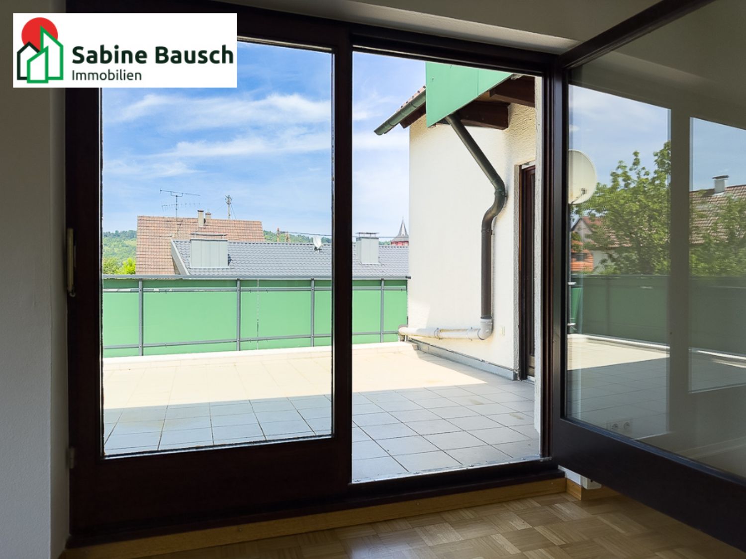 Zugang zur Dachterrasse