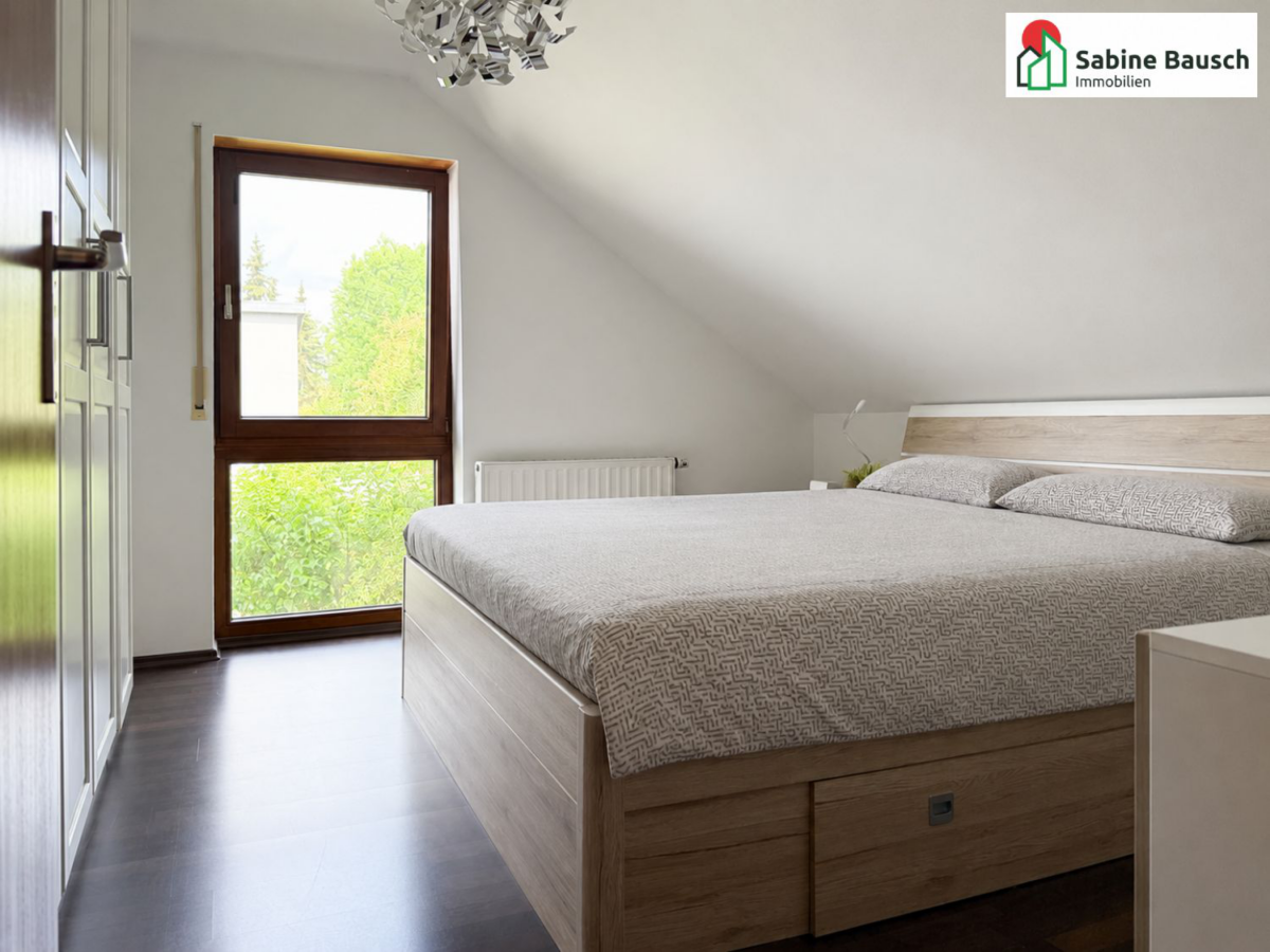 Teilansicht Schlafzimmer