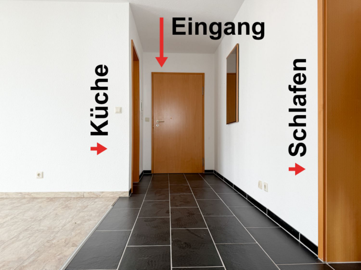 Blick Richtung Eingangsbereich