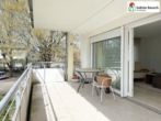 Großer überdachter Süd-West Balkon - Wohnen am Parksee in den Stadtvillen