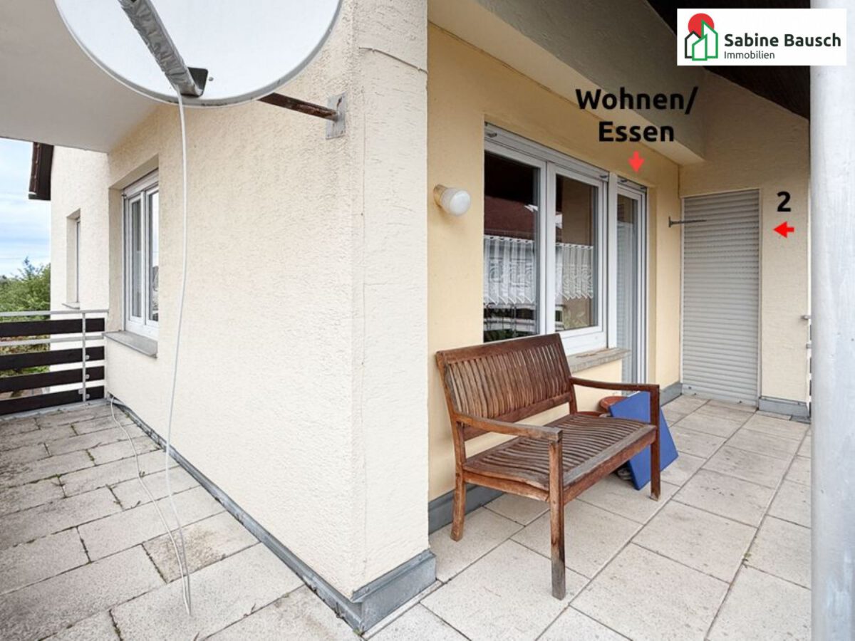 Der überdachte Balkon