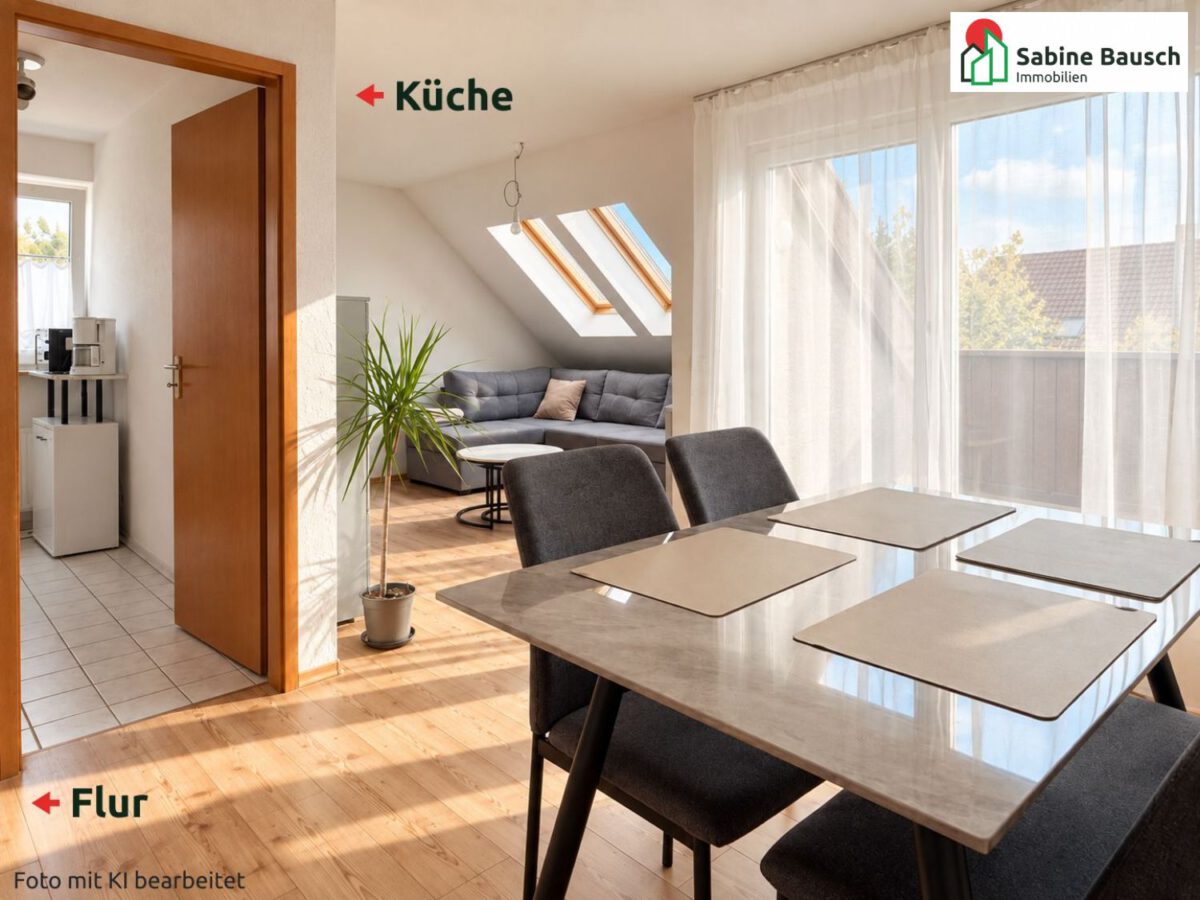 Blick Richtung Küche