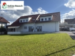 Blick zum Haus - Energieeffizienzklasse A +, 3 Zimmer, 91 m², Dachterrasse