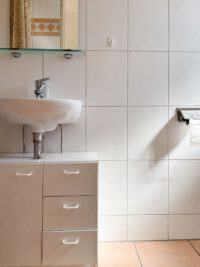 Teilansicht der Tageslicht-Toilette im EG