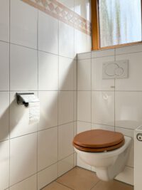 Blick in die Tageslicht-Toilette im EG