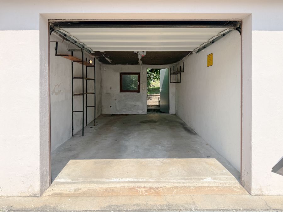 Blick in die Garage