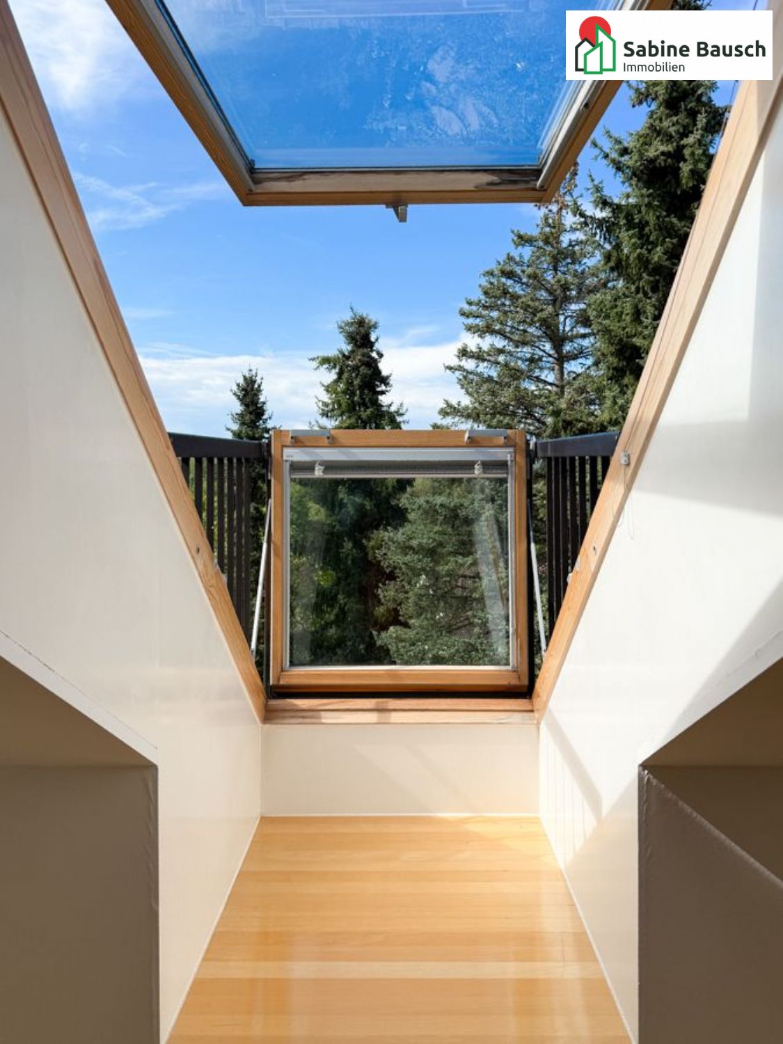 ... und zwei Velux Cabrio Dachbalkonfenstern
